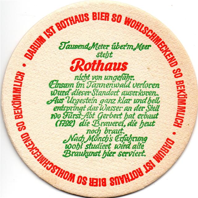 grafenhausen wt-bw rothaus rund 2b (215-rundlauf groe schrift-grnrot)